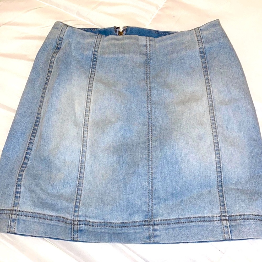 Target blue jean skirt